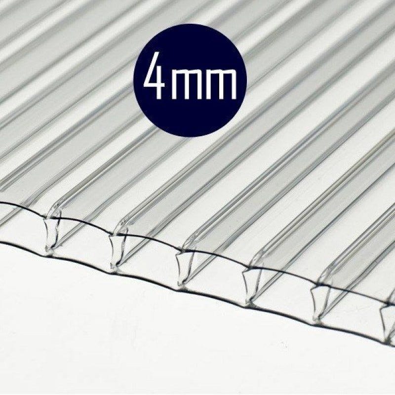 Policarbonato 2.10*5.80*4mm Transparente
