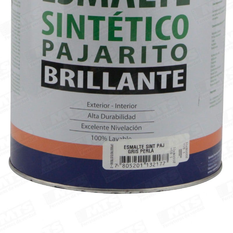 SOQ.ESMALTE SINT.PAJ.GLN.GRIS PERLA