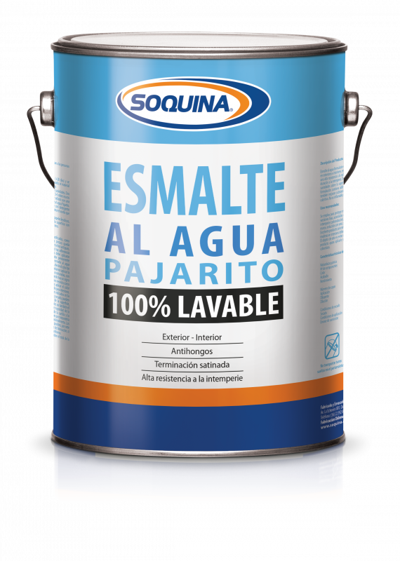 SOQ.ESMALTE AL AGUA A/P.VELA  GLN