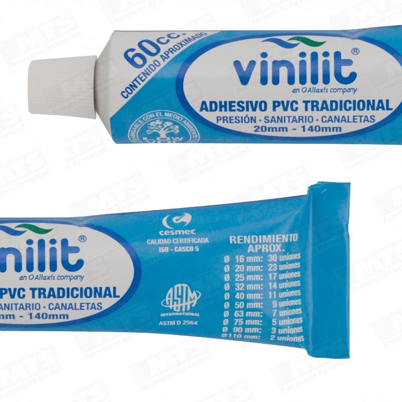 Pegamento Pvc 60cc Vinilit