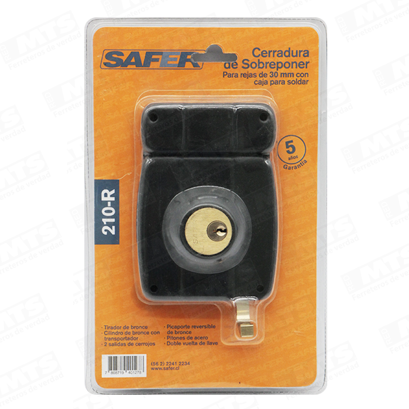 Cerradura Sob. Puerta 30-50 Safer 210-n