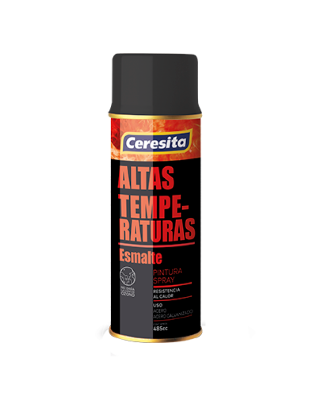 Spray Esmalte Alta Temp.ceresita Negro