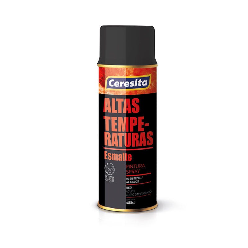 Spray Esmalte Alta Temp.ceresita Negro