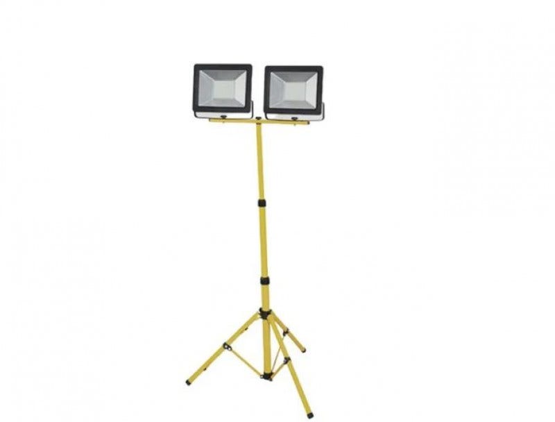 Foco Led 2 Reflectores 50w Con Atril Vkb