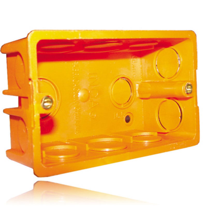 Caja Dist.emb.plast.orej Met.naranja