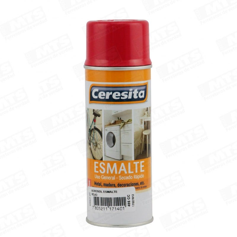 Spray Esmalte Ceresita Rojo  485ml