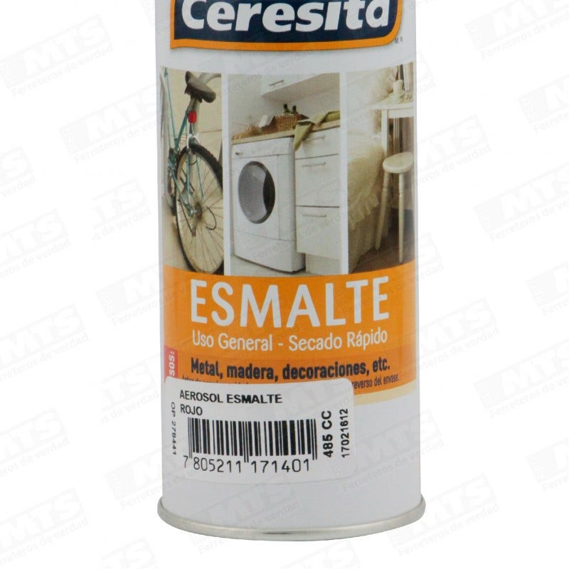 Spray Esmalte Ceresita Rojo  485ml