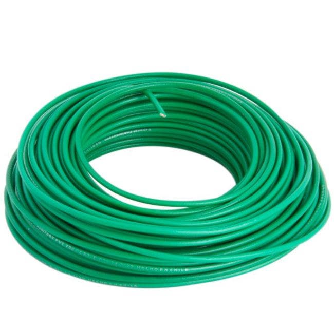 Alambre Nya 1,5 Verde (rollo) 25mt#