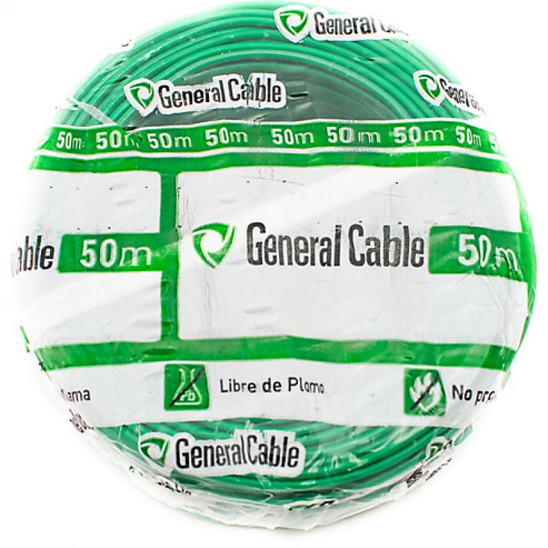 Cable Libre Halog H07z1-k 2,5 Verde (50mt) #