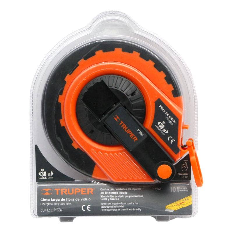 HUINCHA 30 MTS. FIBRA DE VIDRIO TRUPER 12639