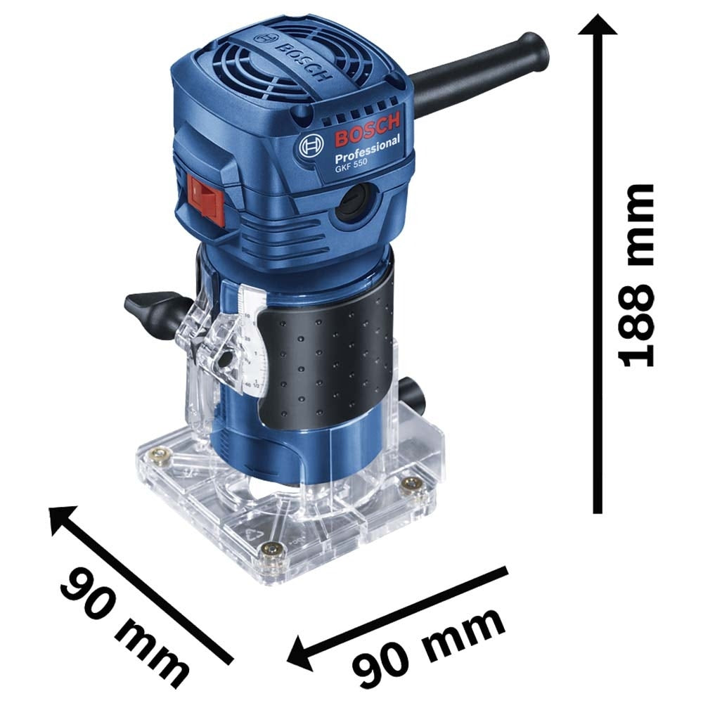 Fresadora De Mano Gkf 550 Bosch