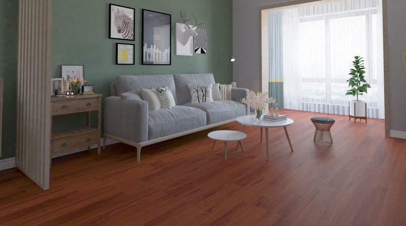 Piso Flot. CastaÑo Floor 8mm 2.4mt*cj Cod 6268 #