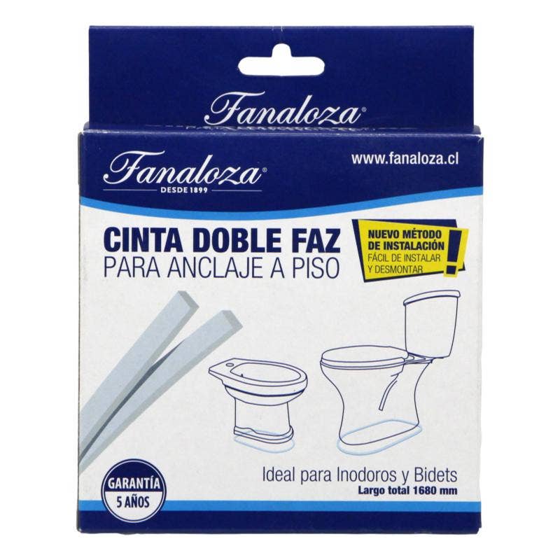 Cinta Doble Faz Anclaje Wc Fanaloza