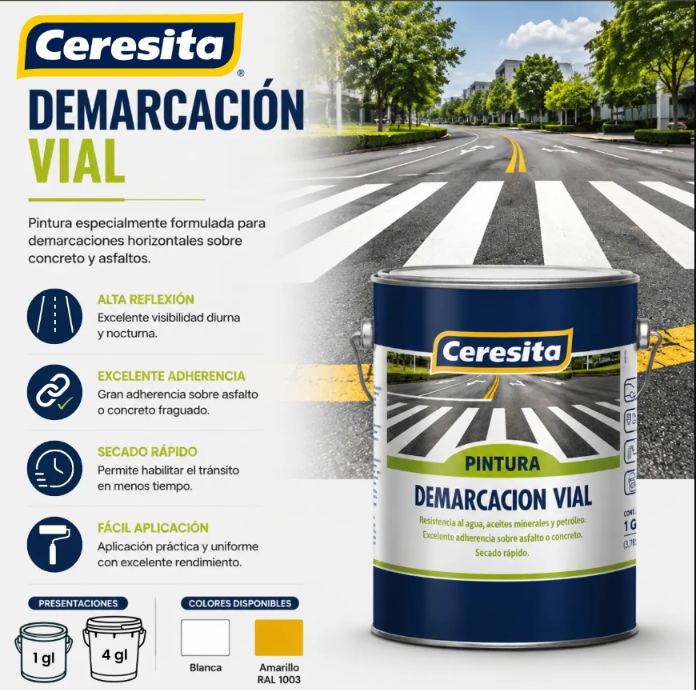 PINTURA ALTO TRAFICO GLN. AMARILLA CERESITA