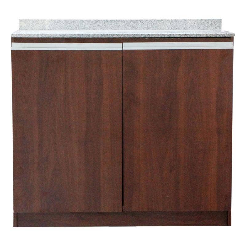 Mueble Base Cerezo Gr. Gris Mara 1mt