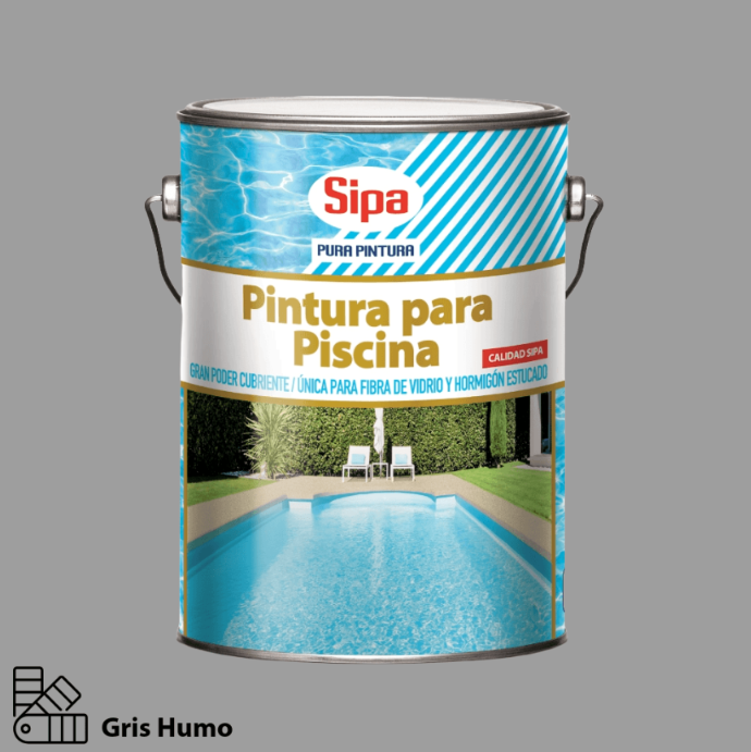 SIPA PINT.PISCINA GRIS HUMO GLN #