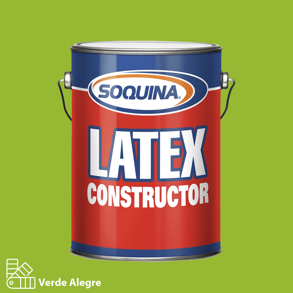 Soquina Latex Const. Verde Alegre Gl