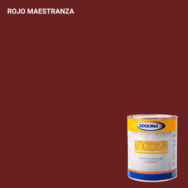 Soquina Anticorrosivo Rojo Maestranza Tnt.