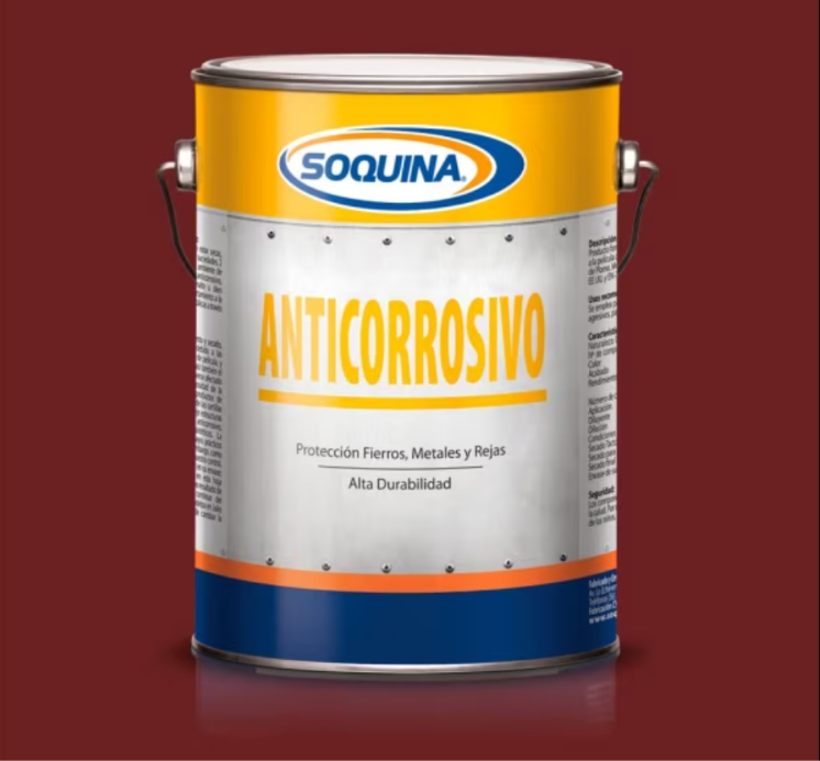 Soquina Anticorrosivo Rojo Maestranza Tnt.
