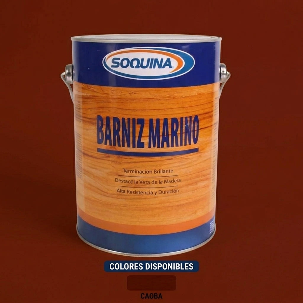 Soquina Barniz Lt. CAOBA