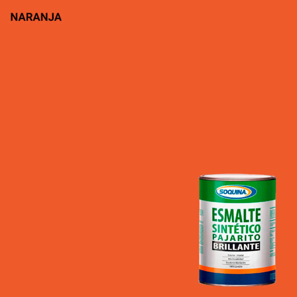 Soquina Esmalte Sintético Paj. Gln NARANJA