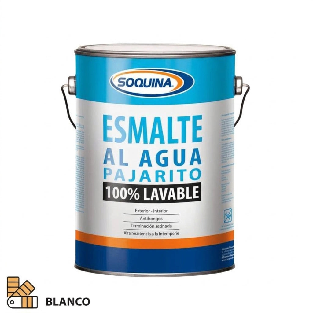 Soquina Esmalte al Agua Paj. Gln Blanco