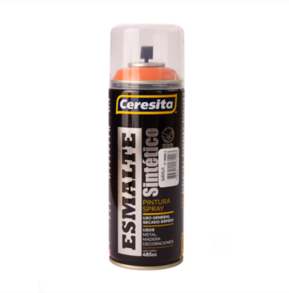 Spray Esmalte 485ml Ceresita Naranja