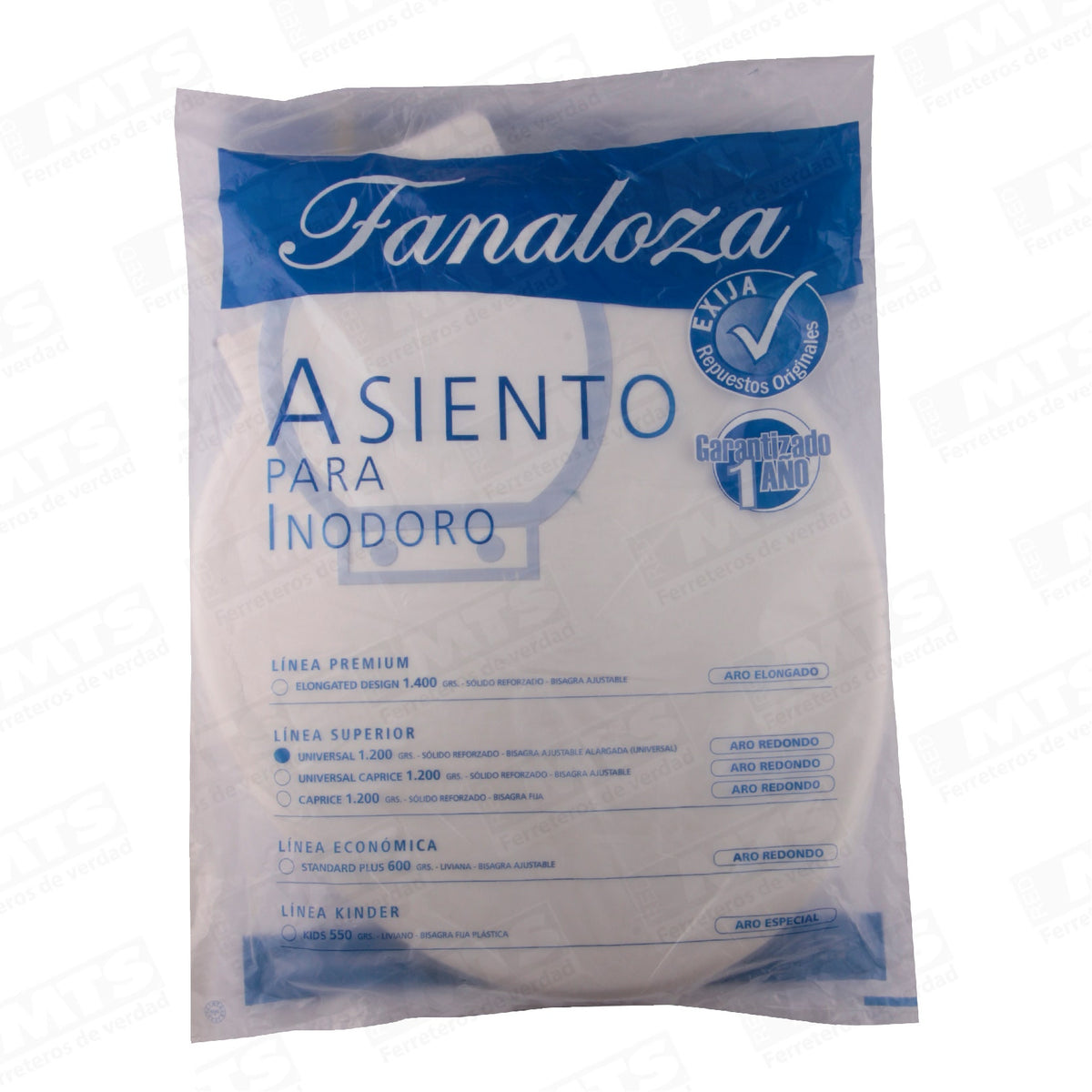 Asiento Univer.blanco Cod.9511130 Fanaloza